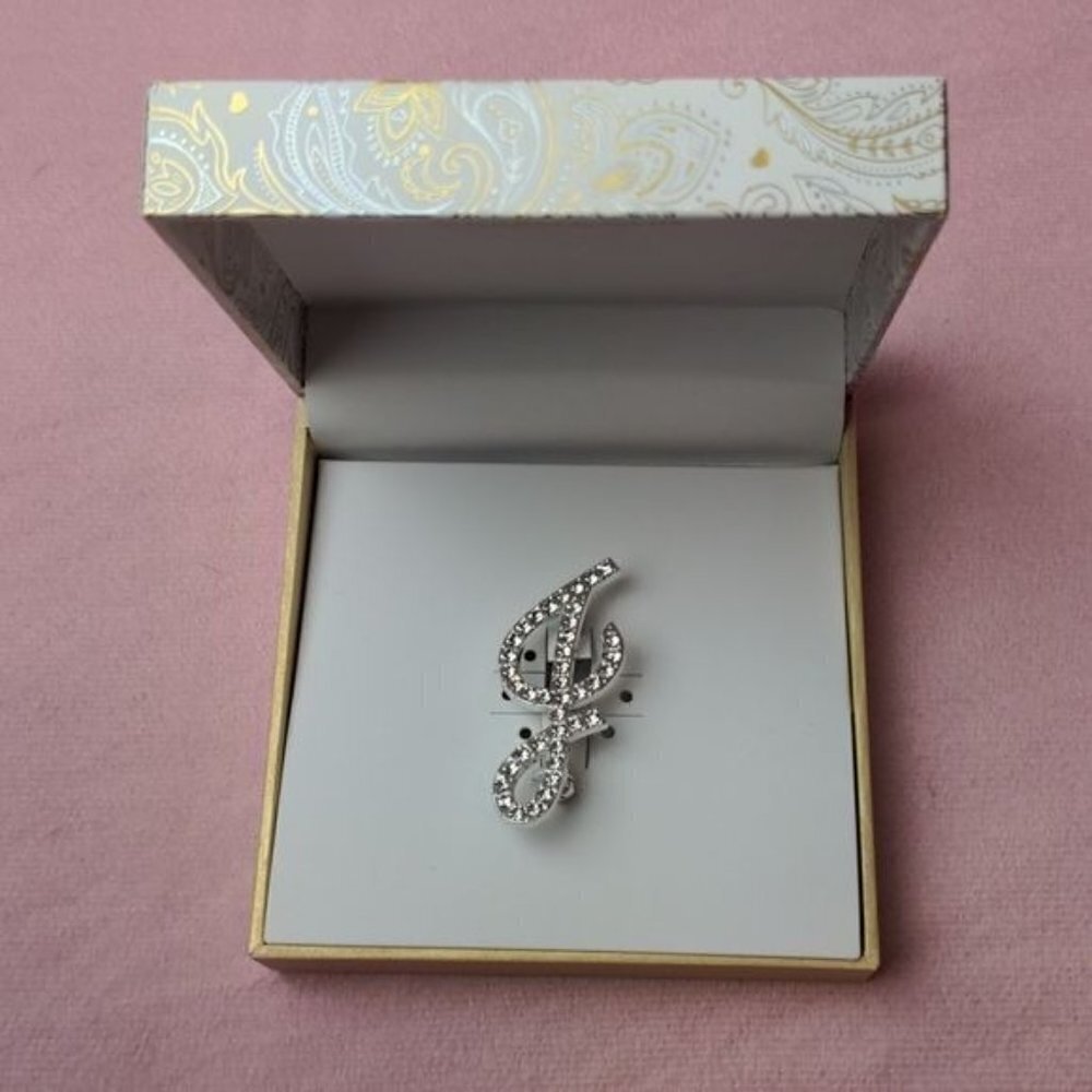 Charter Club Letter J Initial Pin